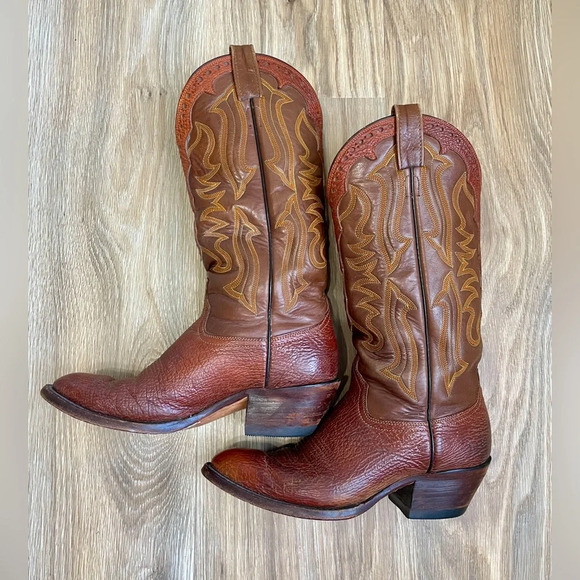 Laramie Other - Vintage Laramie Dan Post Western Cowboy Boots Size 9 D EUC
